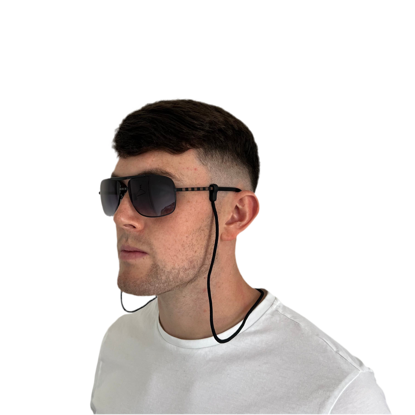 Thick Sunglasses Rope - Black